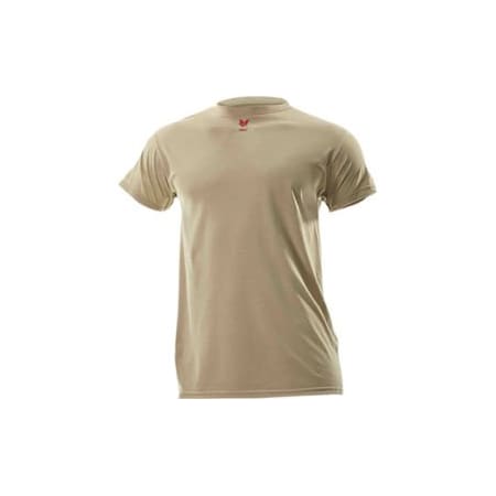National Safety Apparel DRIFIRE Lightweight Flame Resistant T-Shirt, 2XL, Desert Sand, DF2-CM-446TS-DS-2XL DF2-CM-446TS-DS-2X